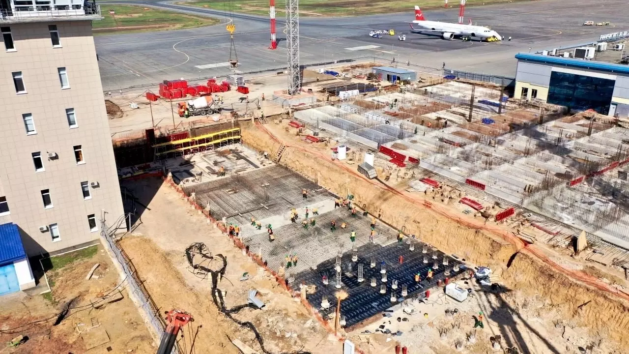 В аэропорте Оренбурга идут работы по строительству нового терминала