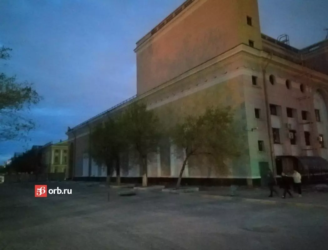 В центре Оренбурга нет света