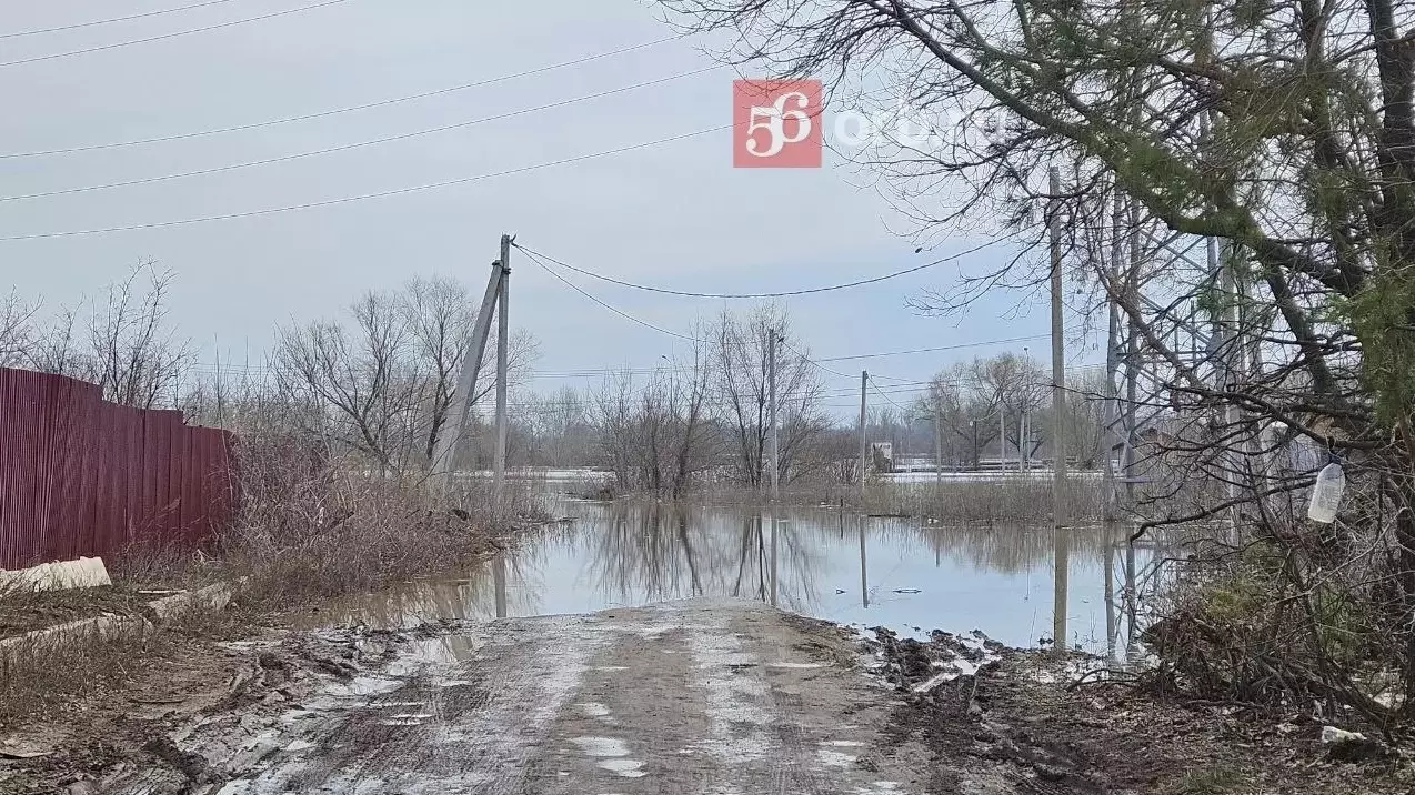 Вода пришла в центр Оренбурга