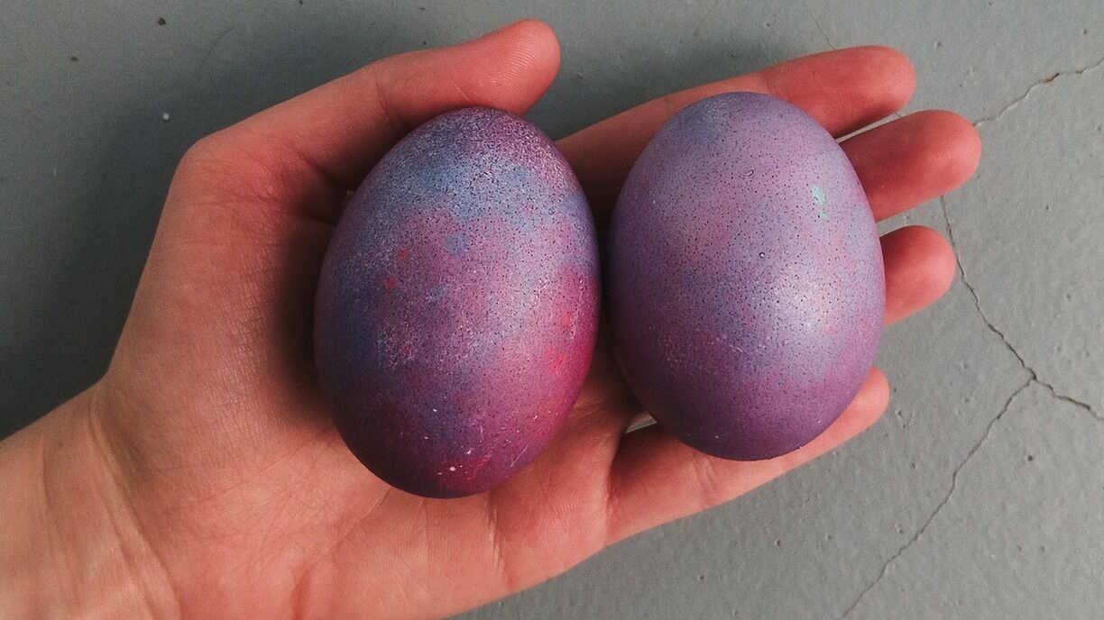 Яйца на Пасху 