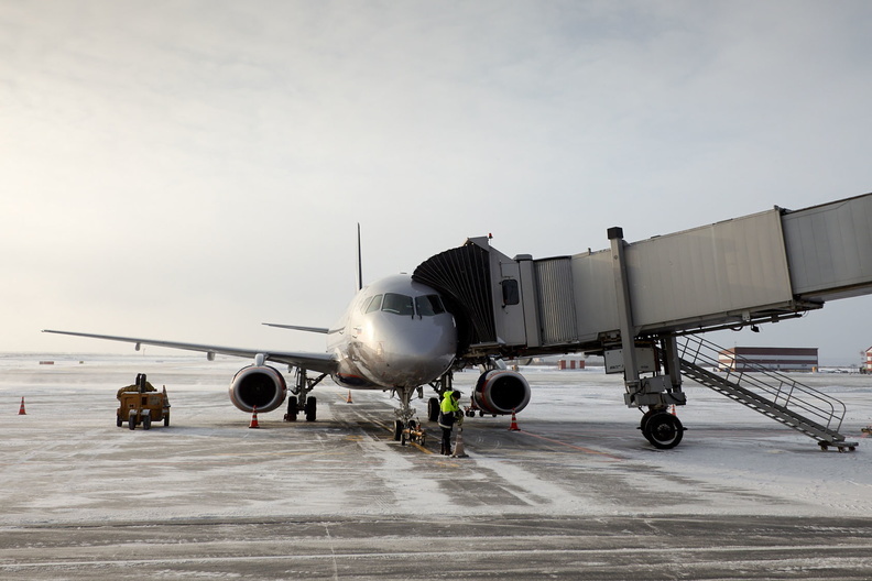 После вынужденной посадки в Оренбурге в Орск вернулся самолет из Москвы