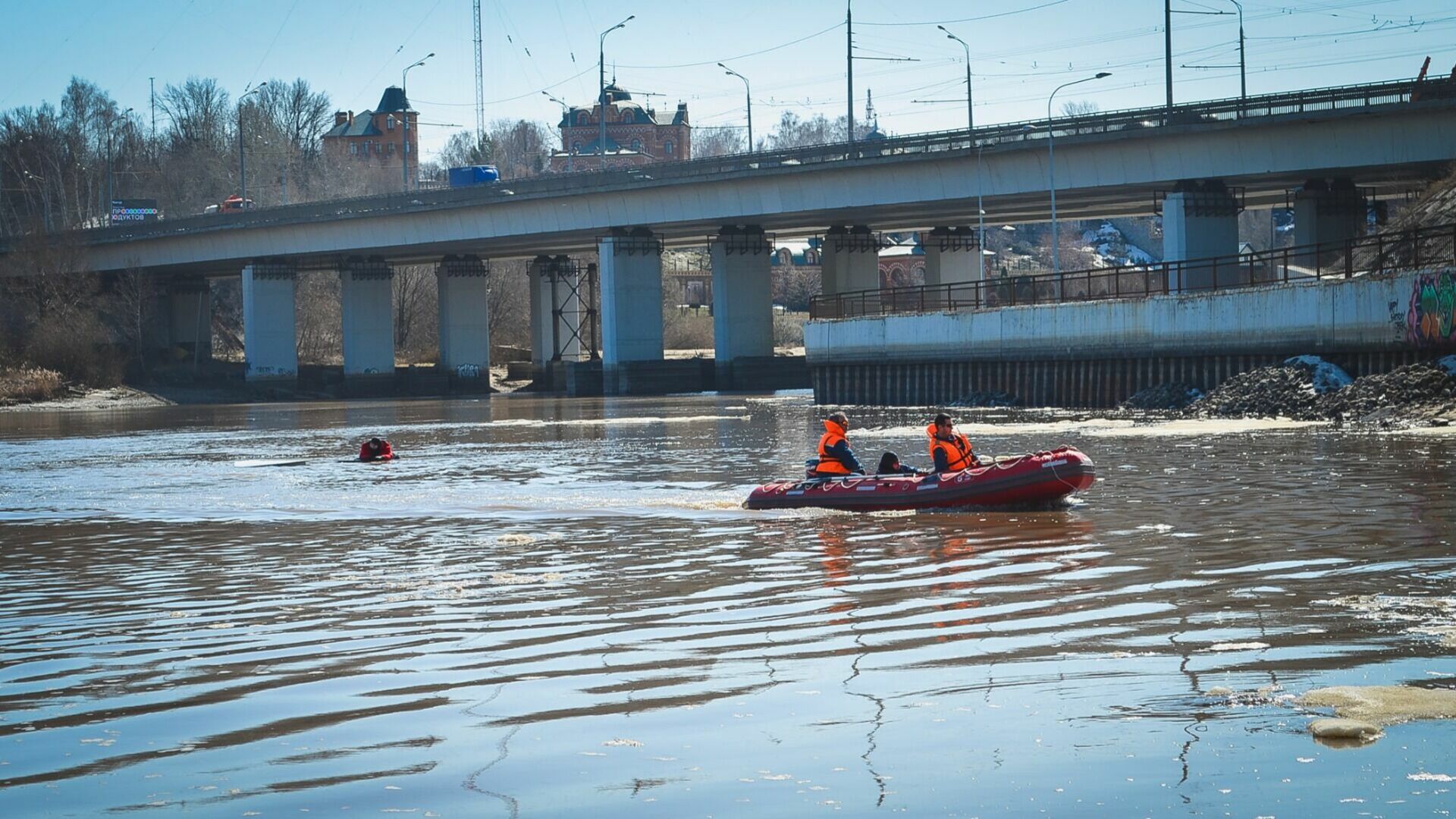 Информация об уровне воды в реках Оренбуржья на 21 марта
