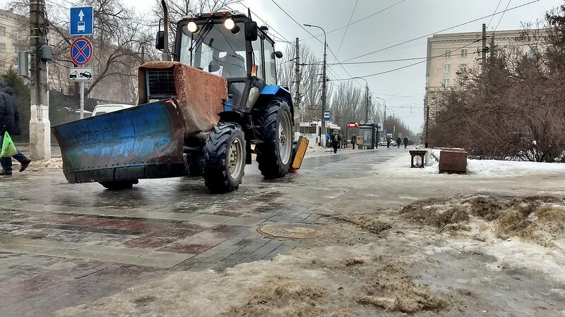 На дороги Оренбурга этой зимой высыпят 820 тонн соли