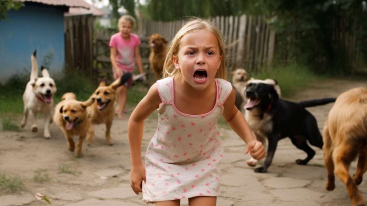 На девочку из Оренбурга напали собаки