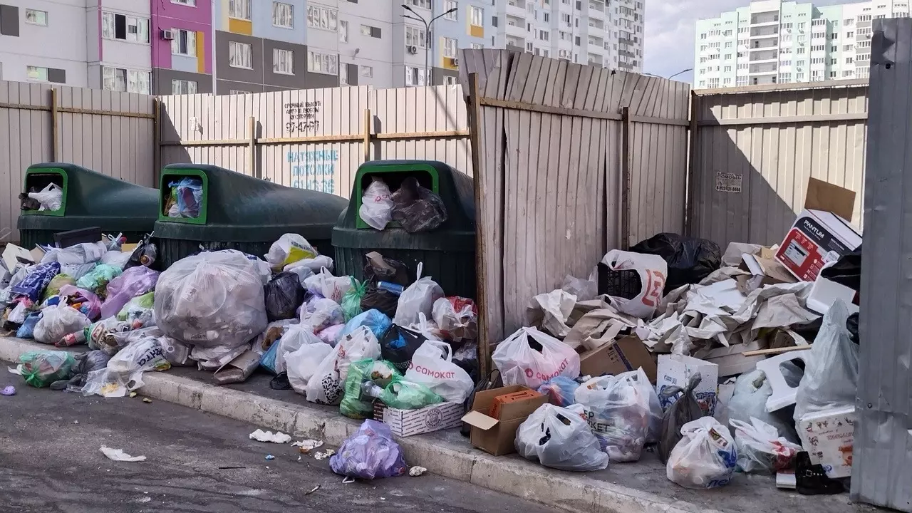 В Оренбурге на территориях, где скопилось много мусора, начали устанавливать видеокамеры.