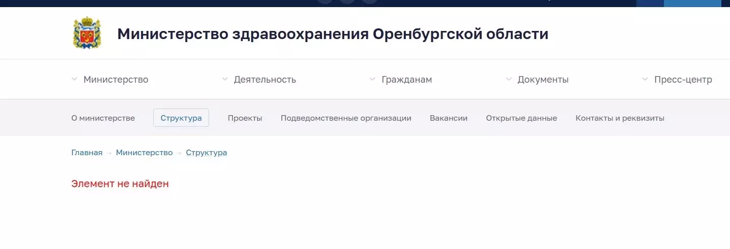На сайте Минздрава Оренбуржья уже нет информации о Михаиле Лестеве и Марине Савиловой.