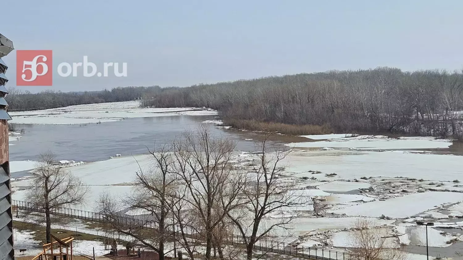 Уровень Урала у Оренбурга увеличился на 180 сантиметров за сутки.