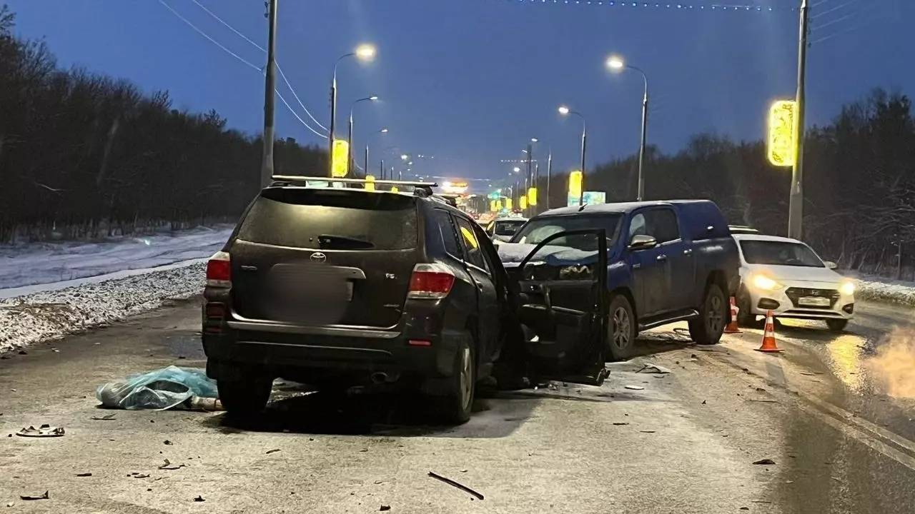 Авария на Нежинском шоссе в Оренбурге
