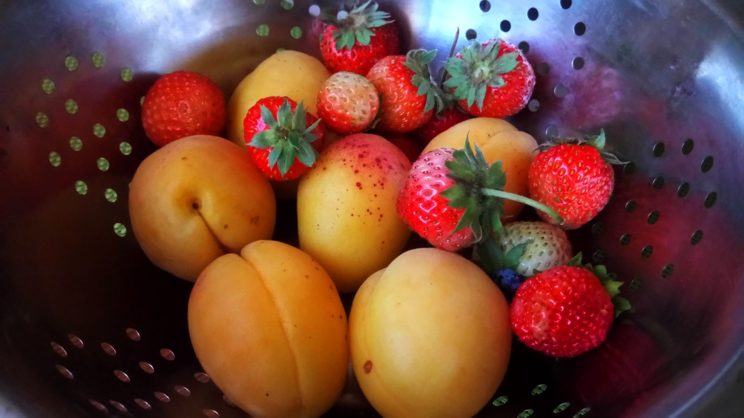 Свежие фрукты и ягоды 
