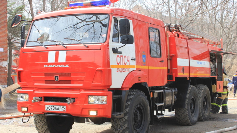 В Сакмарском районе пожарные тушили огонь на площади 120 кв.м