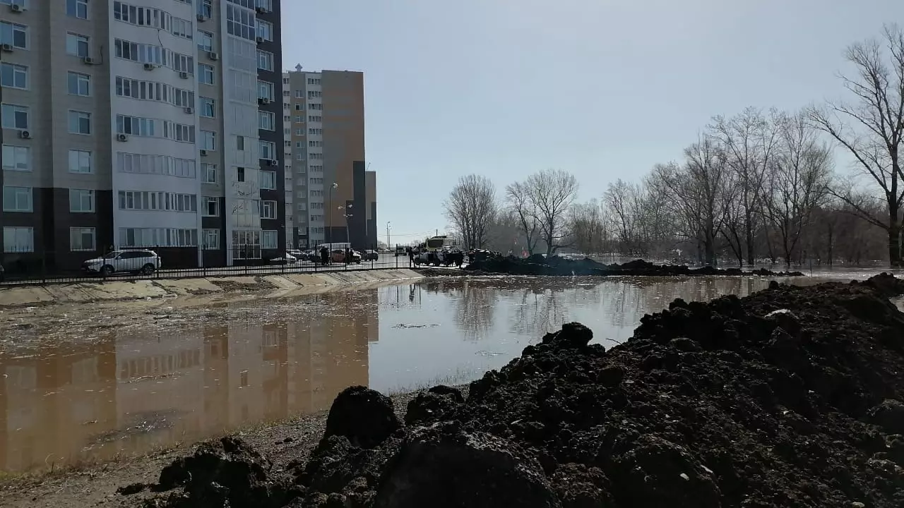 Паводковая ситуация в Оренбурге
