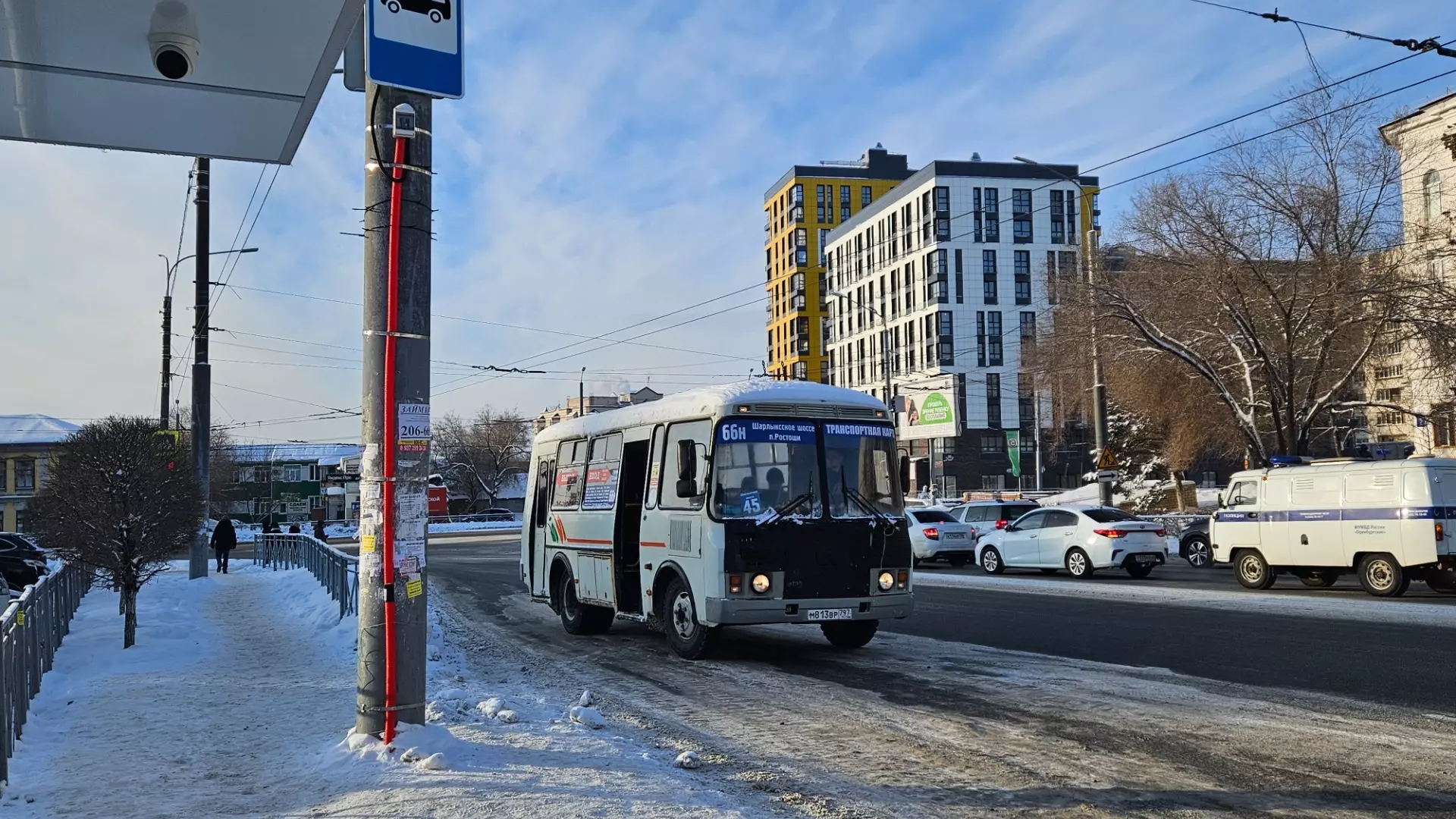 Автобусы в Оренбурге не соблюдают интервала движения