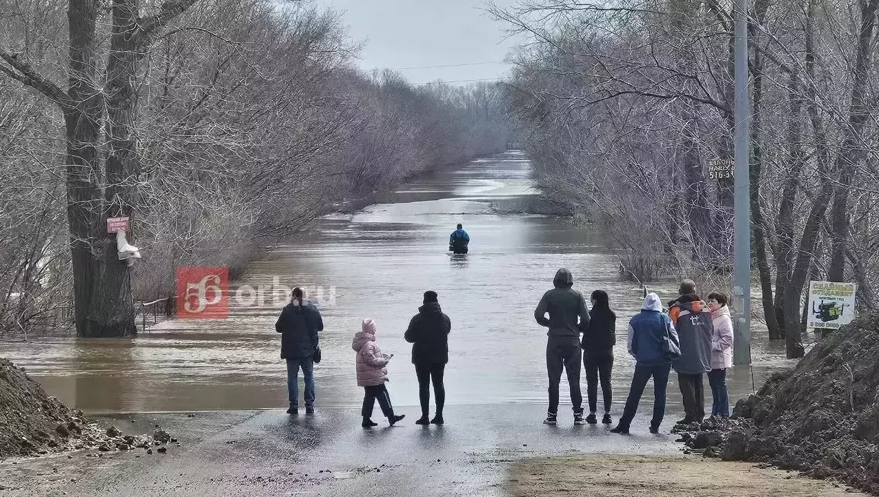 Уровень воды в Урале падает