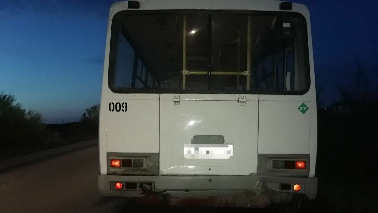 Повреждения автобуса