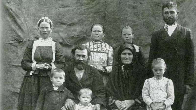 Уральская казачья семья