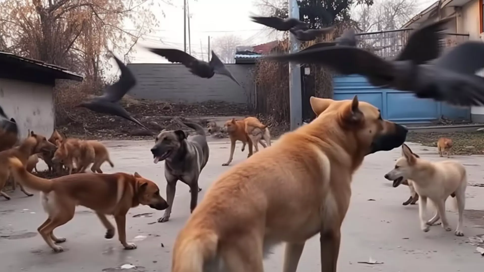 В Оренбурге бродячие собаки продолжают кидаться на людей.
