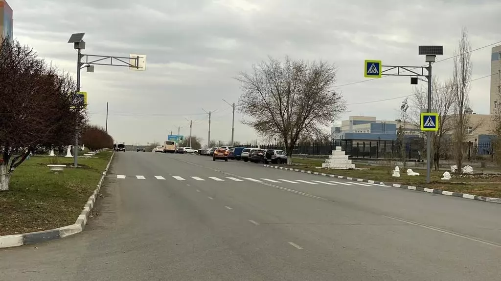 Новый пешеходный переход в Орске