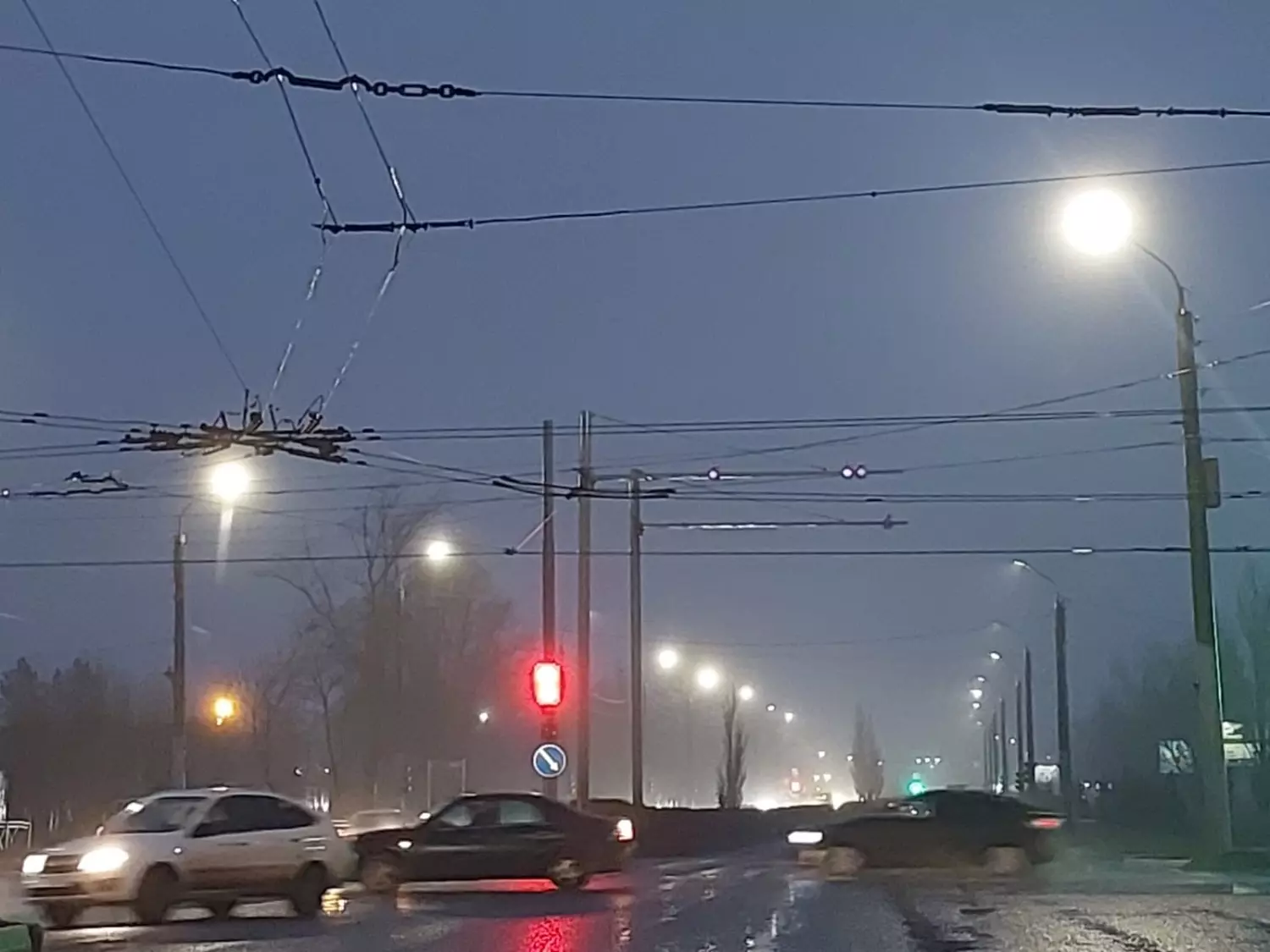 Туман накрыл Оренбург 
