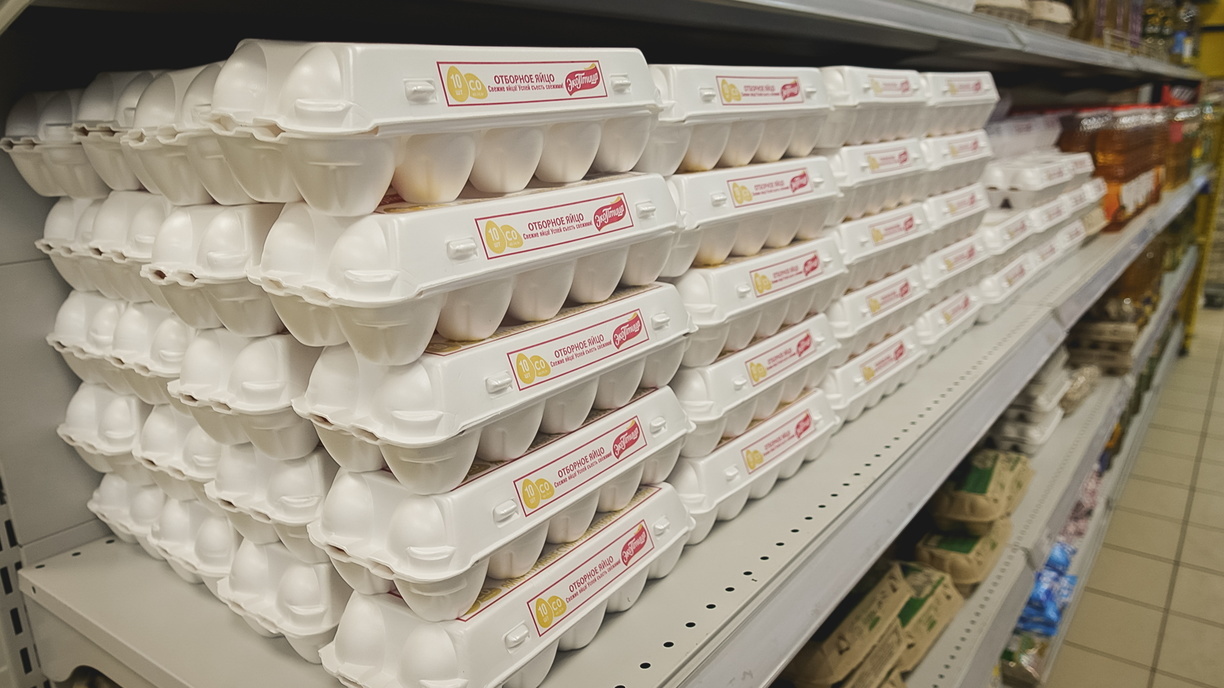 В Оренбуржье бьет рекорды производство куриного яйца