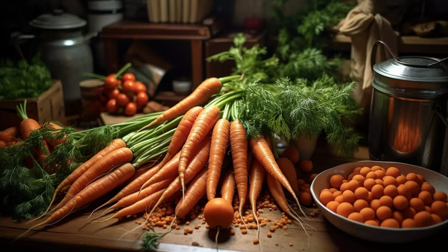 Для пирога выбирайте спелую морковь 