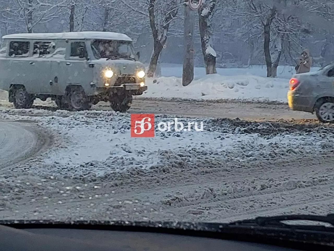 Ситуация на дороге в Оренбурге 