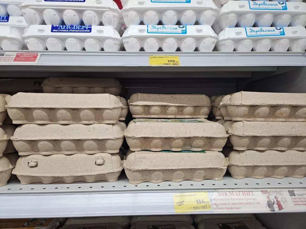 Яйца в Магните